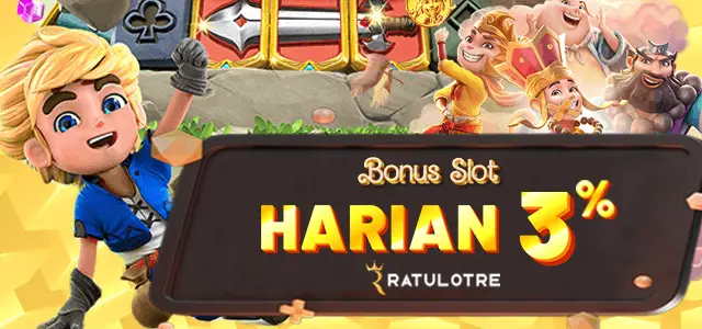 BONUS HARIAN SLOT 3%